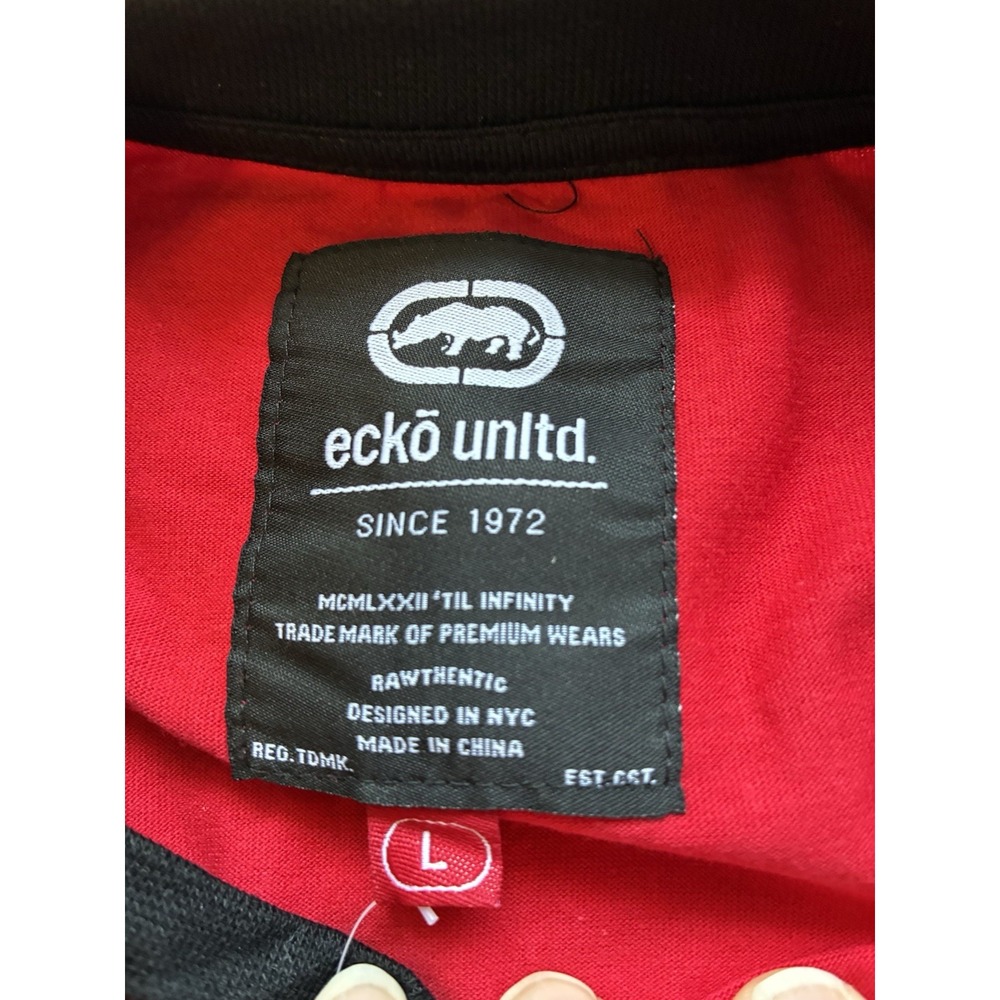 NEW!! Ecko Short Sleeve Tee Men's Large Red Streetwear Cotton - Picture 8 of 9